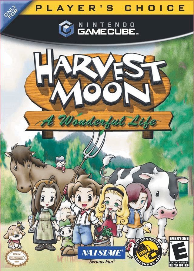 Harvest Moon: Poem of Happiness box art for Gamecube